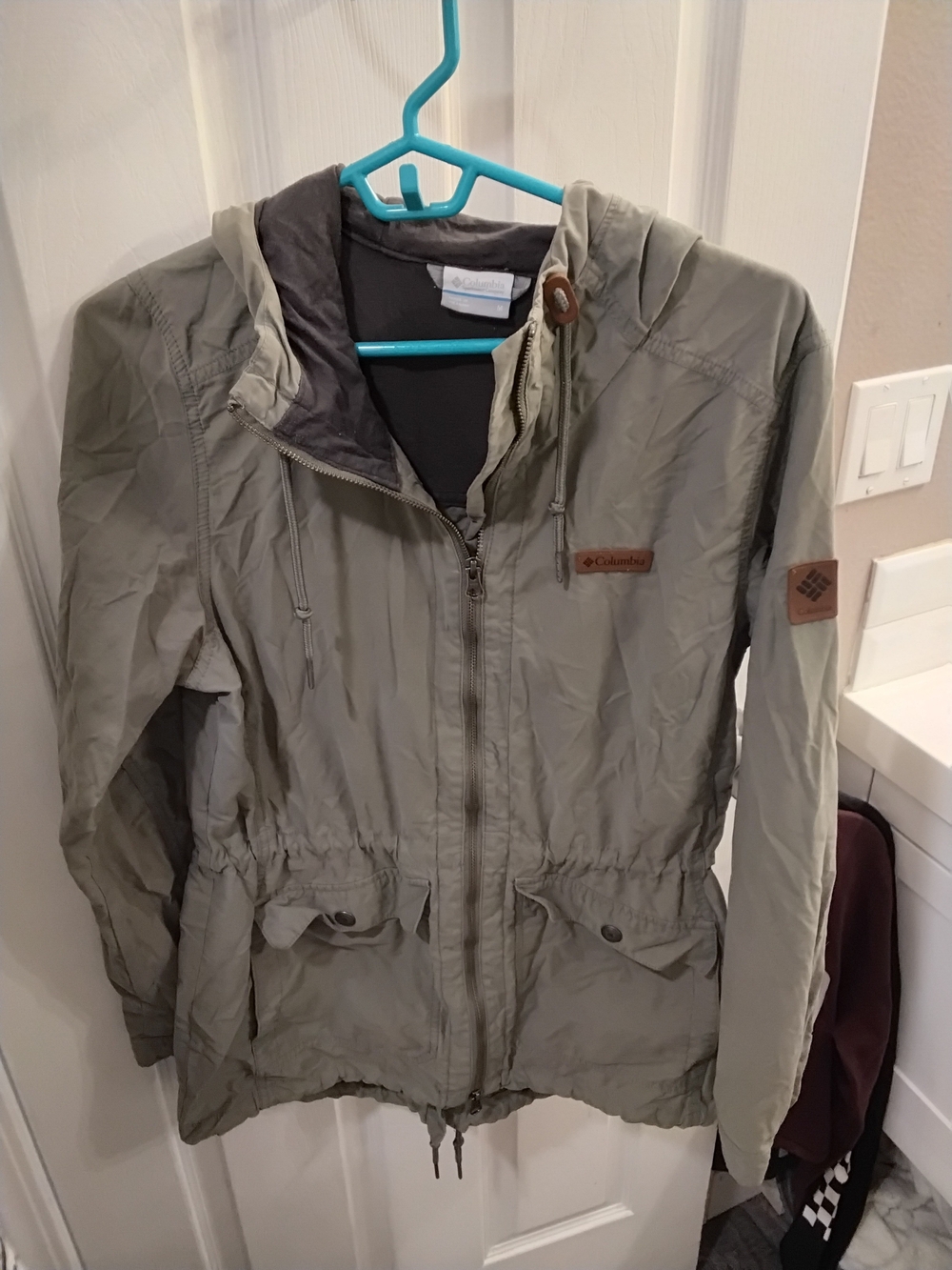 Columbia Women's Hooded Utility Jacket - Olive Green